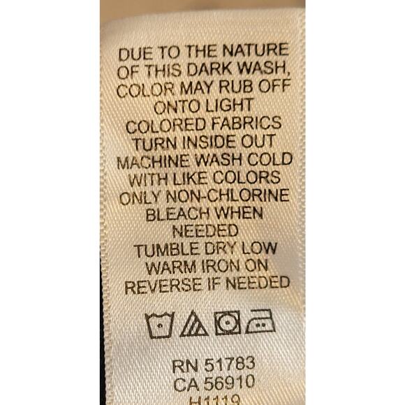 Maurices EverFlex High-Rise Skinny Leg Jegging Jeans Womens Size 0 Short EUC - Picture 9 of 9